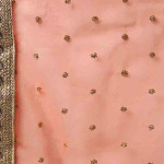 Orange Art Silk Aline Lehenga