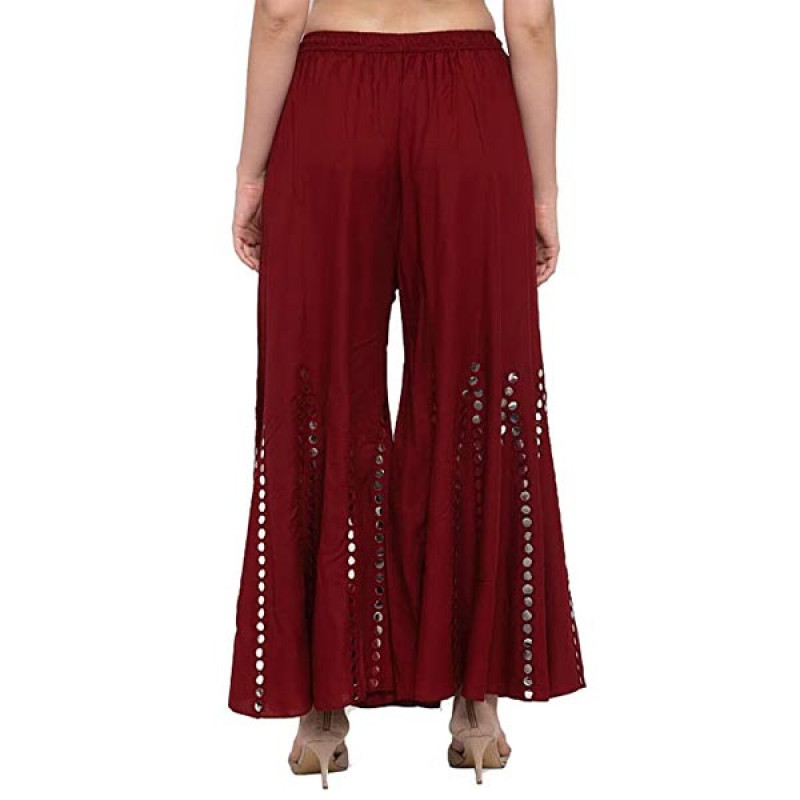 Women's Art Work Rayon palazzo